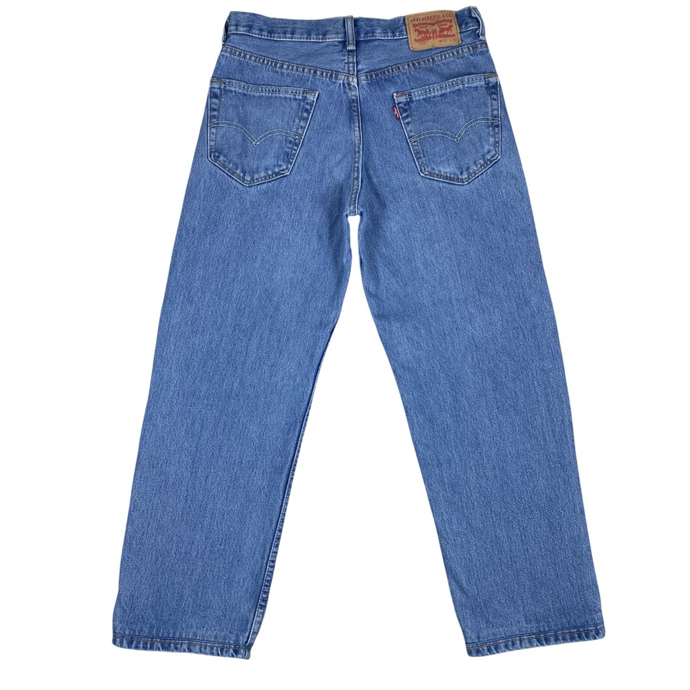 Levi's 550 Jeans Relaxed Fit  Mens‎ 31x30(31X27 Actual) Blue Medium Wash Denim